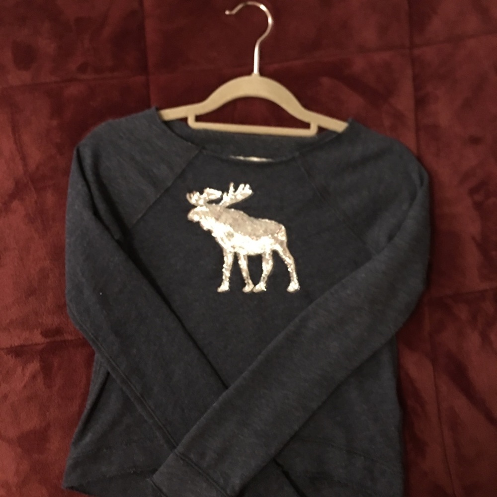 Sequin Reindeer Long-Sleeve